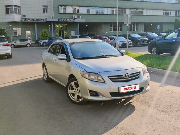 2007 Toyota Corolla AMT X (E140, E150), серебристый - вид 2