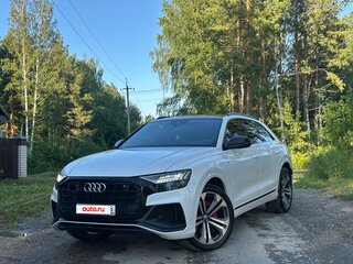 2019 Audi Q8 50 TDI I (4M), белый, 5950000 рублей, вид 1