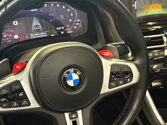 2022 BMW M8 Competition I (F91/F92/F93) Рестайлинг, синий - вид 26