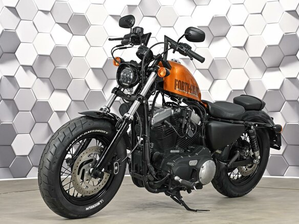 2014 Harley-Davidson Forty-Eight, оранжевый, 979000 рублей - вид 1