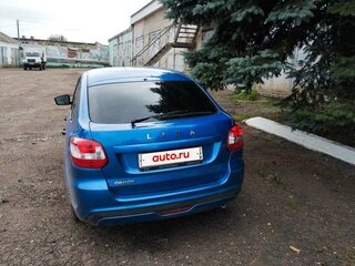 2019 Lada (ВАЗ) Granta I Рестайлинг, синий, 460000 рублей, вид 3