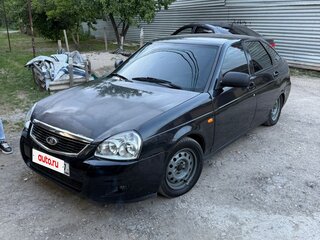 2008 Lada (ВАЗ) Priora I, чёрный, 185000 рублей, вид 1