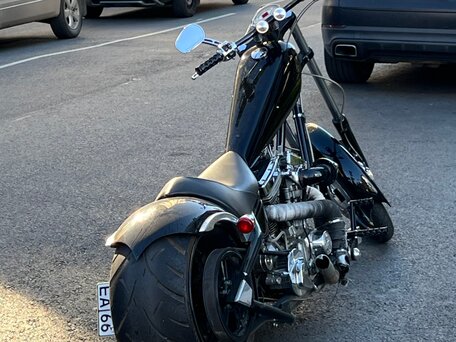 2004 American IronHorse Texas Chopper, чёрный, 2000000 рублей, вид 1