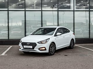 2019 Hyundai Solaris II, белый, 1320000 рублей, вид 1