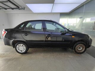 2014 Lada (ВАЗ) Granta I, чёрный, 380000 рублей, вид 4