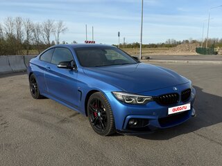 2017 BMW 4 серии 430i xDrive F32/F33/F36 Рестайлинг, синий, 2250000 рублей, вид 2