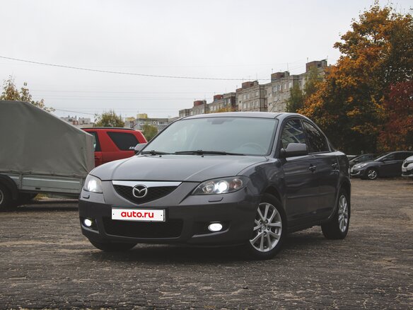 2008 Mazda 3 I (BK) Рестайлинг, серый, 770000 рублей - вид 5