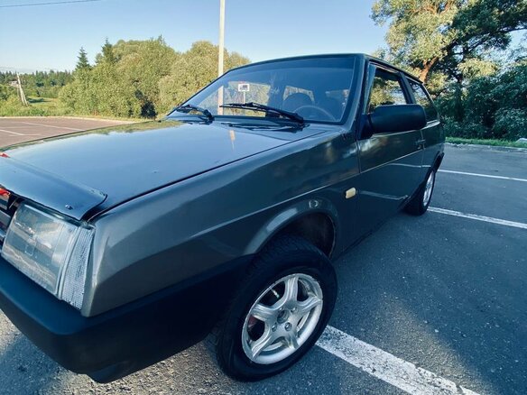 2001 Lada (ВАЗ) 2108, серебристый, 210000 рублей
