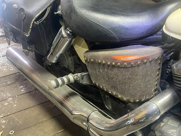 1996 Honda Shadow 750, коричневый, 520000 рублей - вид 8