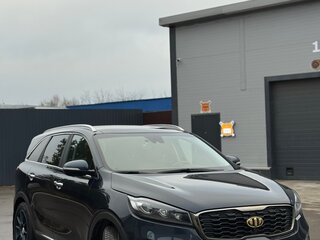 2018 Kia Sorento III Prime Рестайлинг, синий, 3130000 рублей, вид 4