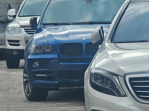 2007 BMW X5 3.0si II (E70), синий, 1700000 рублей - вид 6