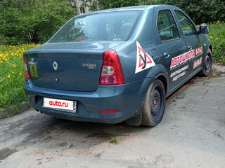 2011 Renault Logan I Рестайлинг, синий, 501000 рублей, вид 2