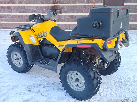 2005 BRP Can-Am Outlander 800, жёлтый, 750000 рублей - вид 3