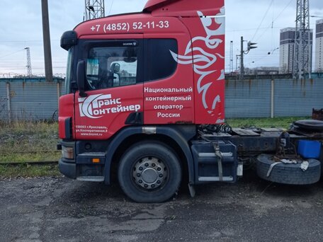 2007 Scania P-series, красный, 1440000 рублей, вид 1