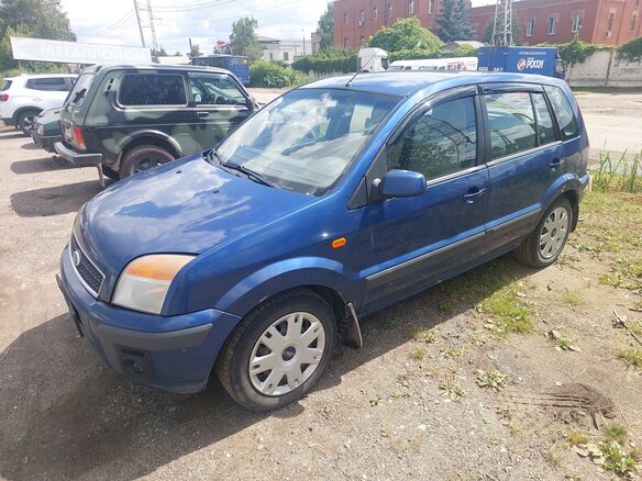 2008 Ford Fusion I Рестайлинг, синий - вид 2