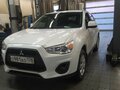 2014 Mitsubishi ASX I Рестайлинг, белый, 1197000 рублей