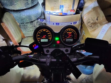 2002 Honda CB 400 Super Four, синий, 280000 рублей, вид 2