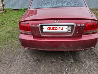 2006 Hyundai Sonata ТагАЗ IV (EF) Рестайлинг, красный, 225000 рублей, вид 2