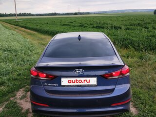 2018 Hyundai Elantra VI (AD), синий, 1470000 рублей, вид 3