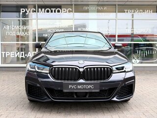 2021 BMW 5 серии 530d xDrive VII (G30/G31/G38) Рестайлинг, чёрный, 5500000 рублей, вид 2