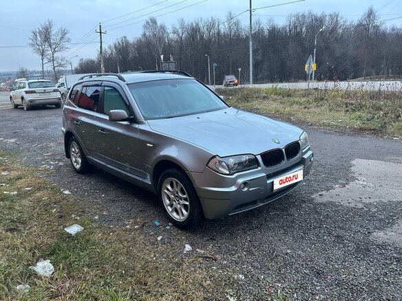 2004 BMW X3 25i I (E83), серый, 660000 рублей - вид 3