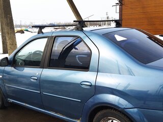 2010 Renault Logan I Рестайлинг, синий, 370000 рублей, вид 3