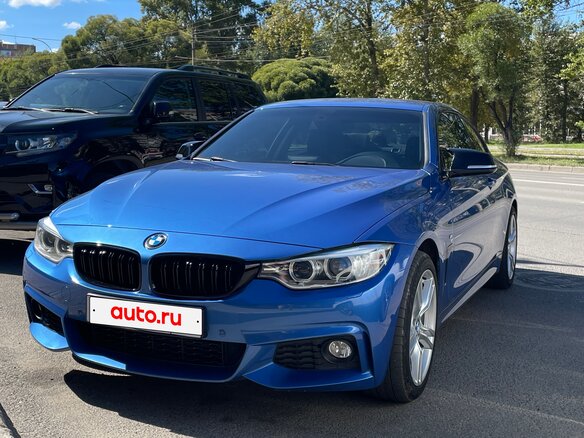 2014 BMW 4 серии 420i xDrive F32/F33/F36, синий, 2450000 рублей - вид 5