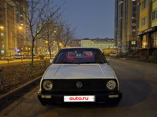 1986 Volkswagen Golf II, белый, 100000 рублей, вид 2