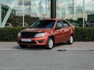 2014 Lada (ВАЗ) Granta I, оранжевый, 300000 рублей, вид 1