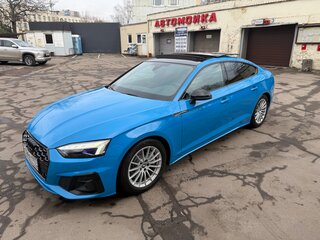 2020 Audi A5 Sportback 45 TFSI II (F5) Рестайлинг, синий, 3390000 рублей, вид 1