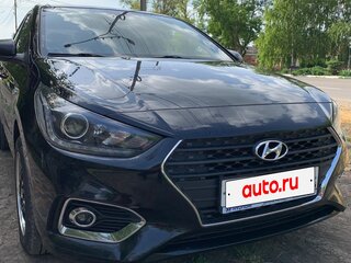 2017 Hyundai Solaris II, чёрный, 1300000 рублей, вид 2