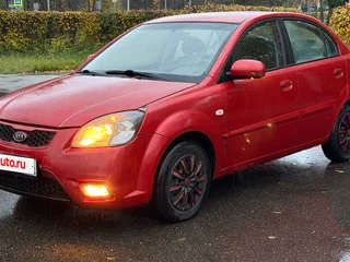 2010 Kia Rio II Рестайлинг, красный, 364000 рублей, вид 2