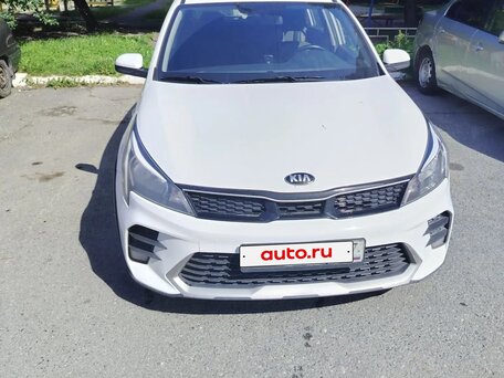 2021 Kia Rio X IV Рестайлинг, белый, 1411000 рублей, вид 1