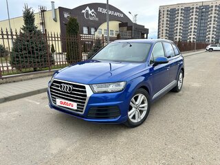 2016 Audi Q7 II (4M), синий, 2950000 рублей, вид 1
