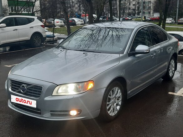 2010 Volvo S80 II Рестайлинг, серебристый, 1090000 рублей - вид 1
