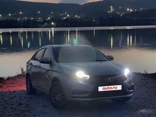 2018 Lada (ВАЗ) Vesta I, серебристый, 770000 рублей, вид 2