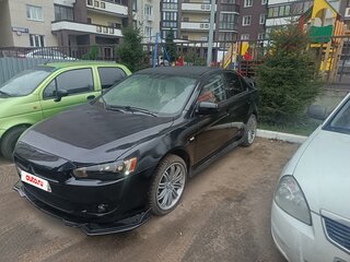 2007 Mitsubishi Lancer X, чёрный, 1000000 рублей, вид 3