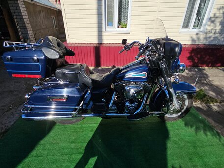 2003 Harley-Davidson Electra Glide, синий, 550000 рублей, вид 2