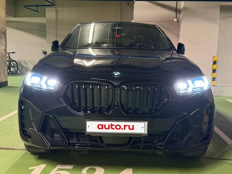 2024 BMW X6 40i III (G06) Рестайлинг, чёрный, 7965885 рублей, вид 2
