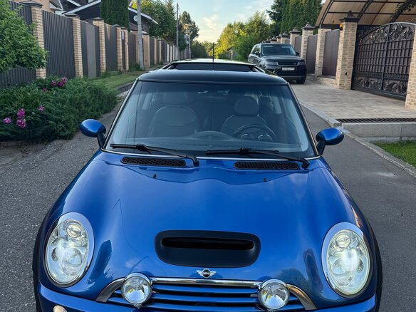 2003 Mini Hatch Cooper S I (R50), синий, 1100000 рублей - вид 3