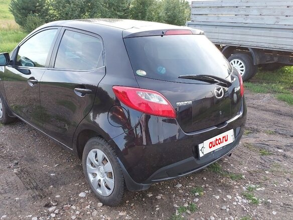 2011 Mazda Demio III (DE), пурпурный, 660000 рублей - вид 1