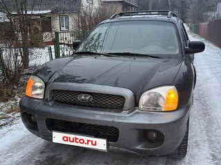2001 Hyundai Santa Fe I, чёрный, 580000 рублей, вид 1