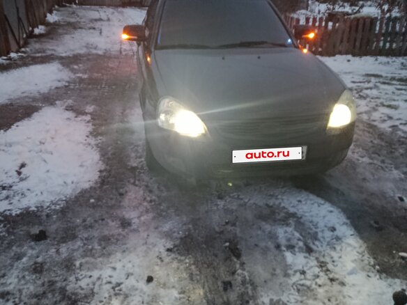 2009 Lada (ВАЗ) Priora I, чёрный, 300000 рублей - вид 1