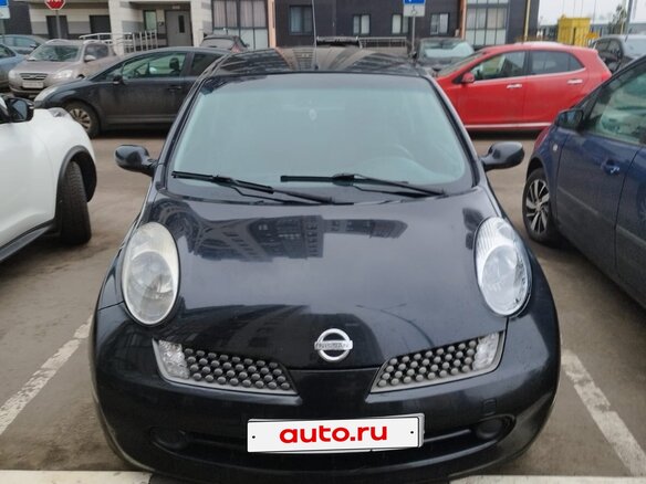 2005 Nissan Micra III (K12), чёрный, 250000 рублей