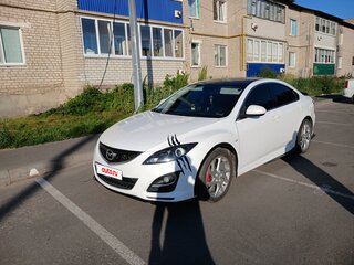 2010 Mazda 6 II (GH) Рестайлинг, белый, 700000 рублей, вид 1