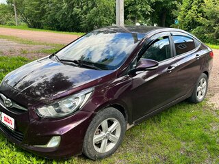 2011 Hyundai Solaris I, фиолетовый, 800000 рублей, вид 1