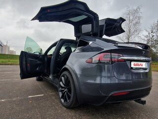 2020 Tesla Model X Long Range Plus I, серый, 3850000 рублей, вид 4