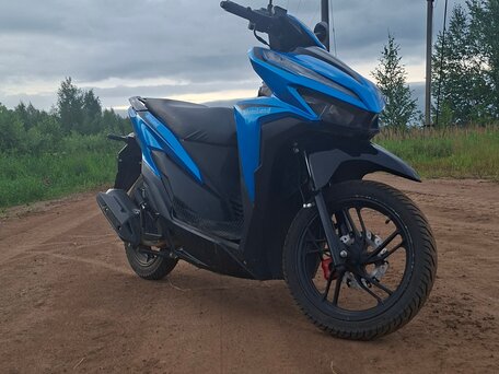 2022 Motoland T-MAX 150, синий, 102000 рублей, вид 2