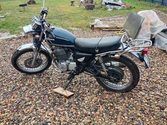 2002 Honda CB 400SS, синий - вид 3