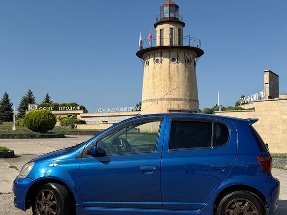 2000 Toyota Vitz I (P10), синий, 500000 рублей - вид 8